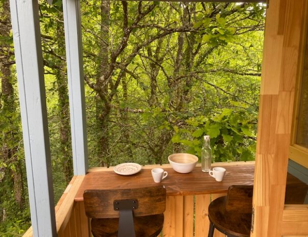 Logement insolite - Roulotte La Bohême - Petit déjeuner